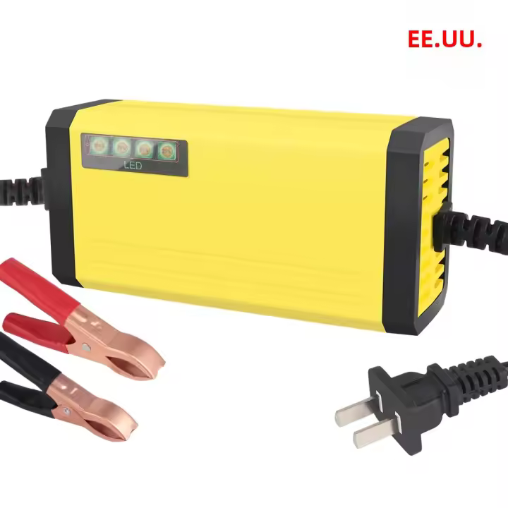 Cargador De Batería De Camión Y Motocicleta 220V Reparación Pulso LED Display 12V 2A Para Baterías De Agua Y Ácido Lead - 1
