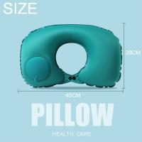 Almohada Inflable De Viaje 2024 Almohada De Protección Cervical Portátil Inflable En Forma De U Almohada De Cuello Para Almacenamiento - details 5