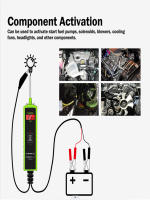 TopDiag P60 Prueba De Circuito Automotriz Síntoma De Falla En Sistema Eléctrico De Coche 6-30V DC Con Función Linterna Activación De Componentes - details 8