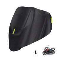 Cubierta Para Motocicleta Universal Protección Contra Polvo Y Enredaderas Impermeable De Otoño Y Primavera 210D Seda Moto Cubierta M-XXXXL - details 8