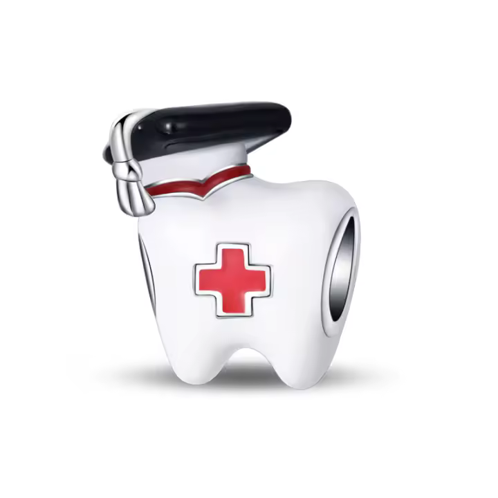 Encantos De Bolas De Plata 925 Para Joyería DIY Serie De Ocupaciones Doctor Artista Musician Enfermera Compatible Con Qikaola Pulseras - 1