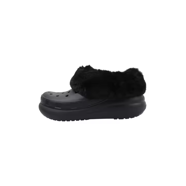 Crocs FUREVER CRUSH Zuecos De Plataforma Mujer Negro - 1