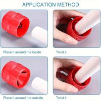 Herramienta De Chamfer Para Tubos Metálicos Rojo Herramienta De Desburde Grueso Para PVC/PPR/Cobre/Bronce/Aluminio - details 7