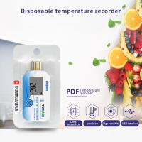 Logger De Temperatura USB Precisión Alta 32000 Puntos Registador De Termómetro Con Alarma Para Cadena Fría Refrigerada Generador De Reporte PDF - details 1