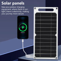 Panel Solar Portátil 6W Con USB Para Exteriores Impermeable Para Camping Y Senderismo Cargador De Móvil 5V De Silicio Monocrómico - details 1