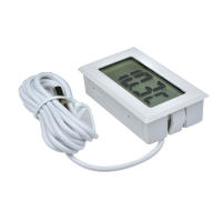 Termómetro Digital LCD Mini 1M Cable Impermeable Para Acuario Medidor De Temperatura Y Humedad Sensor Para Ambiente Interiores - details 5