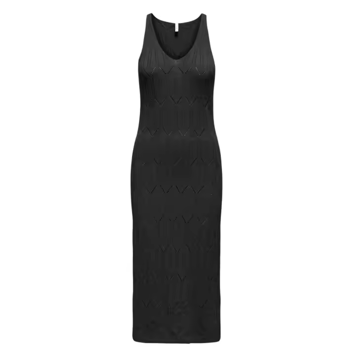 ONLMEA LIFE SL MIDI DRESS KNTBlack - 1