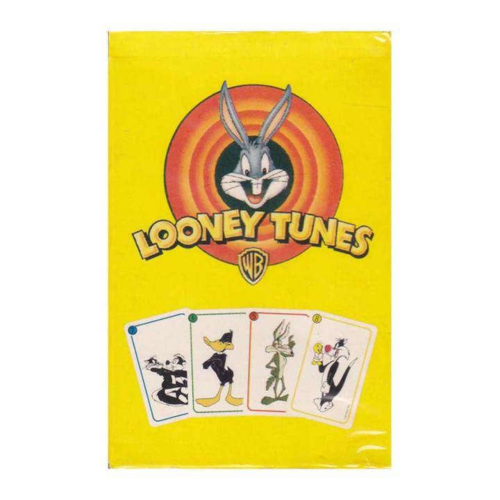 Fournier Baraja infantil de 33 cartas Looney Tunes n2 Warner Bross Original del año 1997 Piolín Silvestre Tasmania Road Runner Coyote Daffy Duck Juego En español Fabricado en España A partir de 4 años De 2 a 6 jugadores Serie nostalgia Retro Vintage