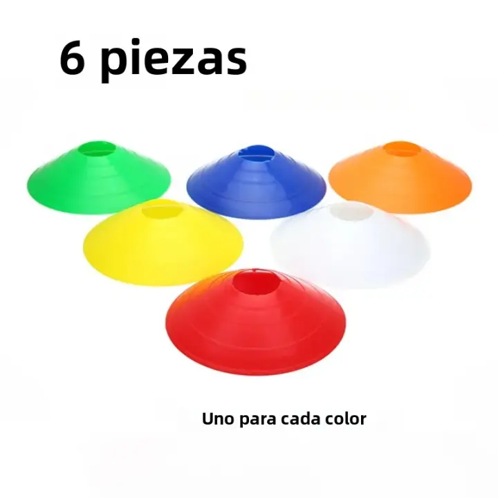 Juego De Conos De Entrenamiento Agility Disc Marcadores Deportivos Multiusos Accesorios De Entrenamiento De Fútbol - 1