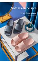 Zapatillas Casuales Para Hombre De Color Sólido Antideslizantes Con Suela Gruesa Material EVA Diseño Versátil Y Estiloso Para Uso Interior Y Verano - details 2