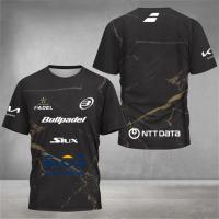 Camiseta De Tenis Para Hombres Verano 2025 Estampado 3D Manga Corta Cuello Redondo Transpirable Secado Rápido Deporte - details 9