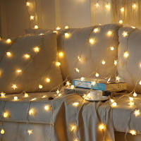 Luces De Hada LED Con Bolas 1.5M 3M Para Decoración De Hogar Y Habitaciones Operadas Por Pilas AA Ideal Para Bodas Fiestas Navidad Y Año Nuevo - details 6