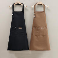 Nueva Moda Del Delantal De Cocina Para Mujer Y Hombre Chef Trabajo Delantal Para Barbacoa Restaurante Bar Tienda Salones De Belleza Estudios Uniforme - details 0