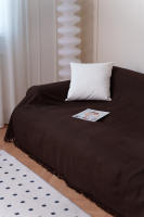 NEW & Almeritex 2000 Colcha Multiusos Sofa, Manta Foulard, Plaid para Cama, Cubresofa Cubrecama Marron - details 0