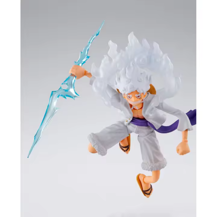 Figura S.H. figuarts Monkey D Luffy Gear 5 One Piece 15,5cmFigura  Coleccionable - Idea de Regalo- Mercancia Oficial - Juguetes para Niños y Adultos - Movies Fans - Muñeco para Coleccionistas y Exposición - 1