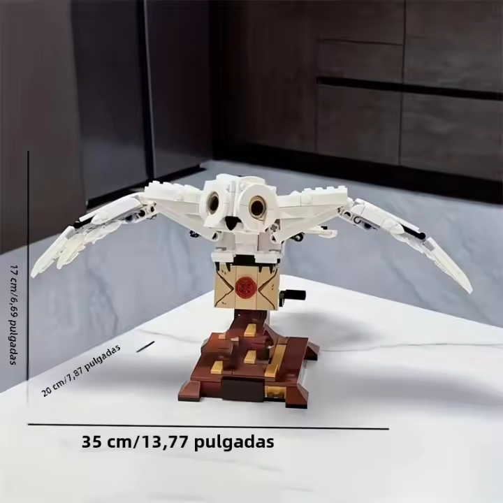 Bloques De Construcción De Búho Hedwig Del Mundo Mágico Disney MINISO Modelo De Animal Para Niños Y Adultos Regalo De Cumpleaños - 1