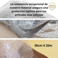 A&M MARBELLA - Rollo de burbujas para embalar 20M x 50CM/ 20M x 100CM - Papel Burbuja Embalaje Mudanza Eco-friendly - details 3