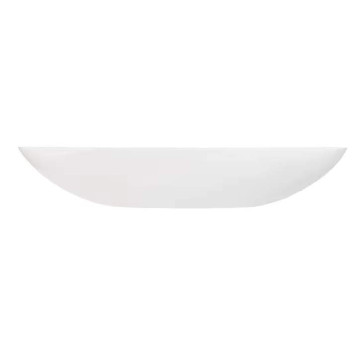 LUMINARC FRIENDS TIME Plato Multiusos Opal 26CM Blanco Brillo Fabricado en Francia Reciclable - 1