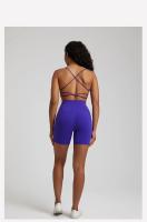 Sujetador De Yoga Para Mujer SHINBENE Super Nube Con Escote En V Espalda Cruzada Y Sin Costuras Almohadillado Deportivo Transpirable - details 7