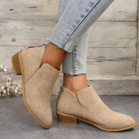 SP Zapatos de mujer de talla Grande otoño 2012 Botas de ante para Mujer Botas Chelsea Martin para Mujer Botas Cortas y Botas desnudas de estilo Británico, - details 7