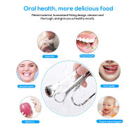 Limpia Lenguas De Acero Inoxidable Para Adultos Y Niños Portátil Elimina La Capa Del Lenguaje Cuidado Oral Personalizado Herramienta Dental - details 0