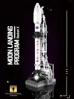 Bloques De Construcción Creativos De Espacio Ciudad Lanzamiento De La Misión Moon Starship Sistema De Torre De La Nave Espacial Modelo Juguete De Rompecabezas 869PCS Para Niños De 6 a 12 Años - details 1