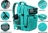 Mochila Táctica Grande 45L 3P Para Senderismo Y Camping Bolsa De Deporte Al Aire Libre Impermeable Rucksack De Escalada - details 9