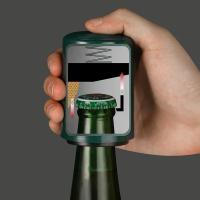 Abrepuertas Magnético Automático Creativo En Acero Inoxidable Para Cocina Herramientas De Barra Portátiles Para Cierres De Botellas De Cerveza - details 4