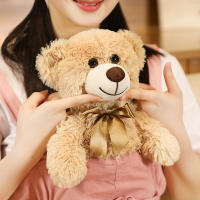 Muñeco De Peluche Oso Con Corbata Colorida De 35CM Juguete Suave Para Niños Regalo De Cumpleaños Cojín Oso Para Habitación De Dormitorio - details 6