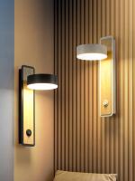 Lámpara De Pared LED Moderna Con Interruptor Iluminación Interior Para Dormitorio Sala De Estar Estudio Lectura Decoración Sconce Metálico Incluye Bombilla - details 15