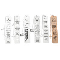 Marcadores De Páginas De Acero Inoxidable Con Cruz Engrava Letras Religión Trenzas Jesús Herramienta De Lectura Para Libros Enthusiasts - details 4