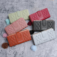 Cartera Larga Para Mujer 2024 Nueva Moda Sencilla Con Cierre De Cremallera Gran Capacidad Bolso Clutch Bolsa Para Móvil Cartera De Tide - details 2