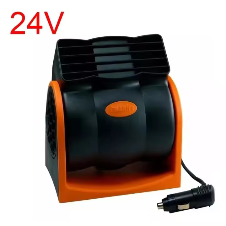 Ventilador de aire acondicionado Turbo para coche, 12 V o 24 V, Orange-24V - 1