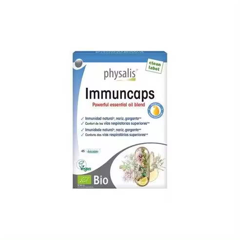 Physalis Immuncaps Bio 45 Capsulas - Complemento Alimenticio para Inmunidad Natural - 1