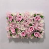 Pared De Flores Artificiales Rosa De Seda Para Decoración De Bodas Bebés Y Navidad Estilo De Hojas Verdes Y Rosas Tamaño Grande - details 33