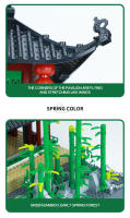 Bloques De Construcción Pequeños WG5236 Serie Arquitectura Histórica Chino Zuiwengting Juguete De Montaje Para Niños Regalo Para Niños De Edad Varía Material ABS - details 8