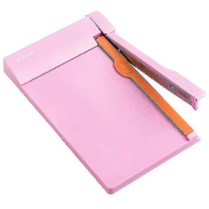 Cortadora de Papel A5, Guillotina para fotos, Cortadora para láminas de Rectes, con Rega Cuchillo, papelería de Oficina - 1
