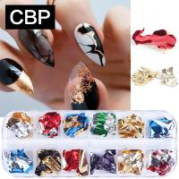 12 Colores De Foils Para Uñas Brillantes Y Elegantes Decoración Con Chips De Aluminio Para Arte De Uñas Kismis Caja Individual - details 9