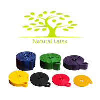 Banda De Resistencia De Látex Pesada Para Ejercicio Elasticidad Aumenta La Fuerza De Pull up Ayuda En Ejercicios De Pilates Y Fitness Equipamiento De Entrenamiento De Muslos Y Abdomen - details 0
