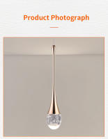 Lámpara De Techo LED Para Decoración De Hogar Lámpara De Cristal Para Sala De Estar Y Comedor Iluminación Moderna - details 10