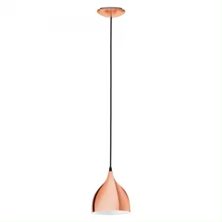 Lámpara Colgante Eglo Coretto Cobre 1 Bombilla E27 - 1