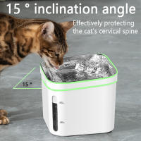 Fuente De Agua Automática Para Gatos En Acero Inoxidable Con Bomba De Agua Silenciosa Dispensador De Agua Para Gatos Seguro De Grado Alimenticio - details 0