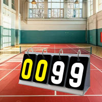 Tablero De Puntuación De 4 Dígitos Para Baloncesto Fútbol Voleibol Tenis De Mesa Flipper Scorekeeper Tablero De Puntuación Portátil Para Béisbol Y Voleibol - details 2