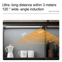Lámparas LED Recargables De Sensor De Movimiento Para Armario Luz Nocturna Delgada Y Dimmable Para Cocina Y Dormitorio Iluminación De Gabinete - details 3