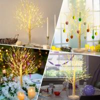 Árbol De Navidad Con 144 Lámparas LED Blanco Cálido Para Decoración De Fiestas Y Vacaciones Con Alimentación USB Regalo Para Halloween Y Pascua - details 7