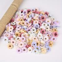 50Pcs Cabezas De Rosas Artificiales Multicolores Miniatura En Seda Para Decoración De Hogar Bodas Artesanía Wreath Regalos Accesorios - details 5