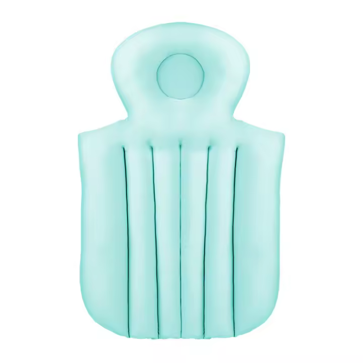 Almohada de baño de cuerpo completo, almohada de baño, almohada de baño para adultos, almohada de baño con soporte para la espalda y el cuello, cojín para reposacabezas de secado rápido (verde - 93 x 40 cm) - 1