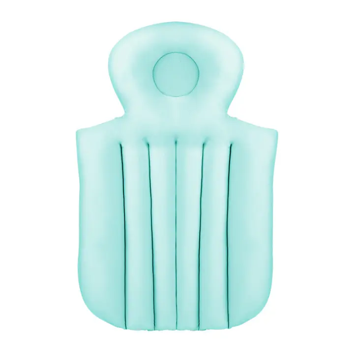 Almohada de baño de cuerpo completo, almohada de baño, almohada de baño para adultos, almohada de baño con soporte para la espalda y el cuello, cojín para reposacabezas de secado rápido (verde - 93 x 40 cm) - 1