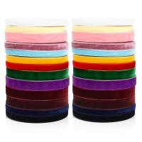 Cinta De Veludo Colorida De 10 Yardas Solapa De Encaje Para DIY Bocadillo Decoración De Regalos Y Accesorios De Ropa - details 4