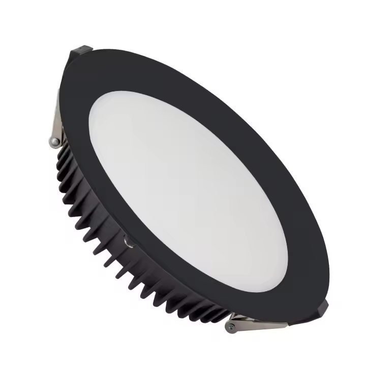 Ledkia Downlight LED 24W Circular SAMSUNG Aero 130 lm/W 4000K LIFUD Corte Ø 200 mm Negro 4000K No Regulable Blanco Neutro - 1